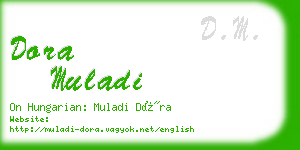 dora muladi business card
